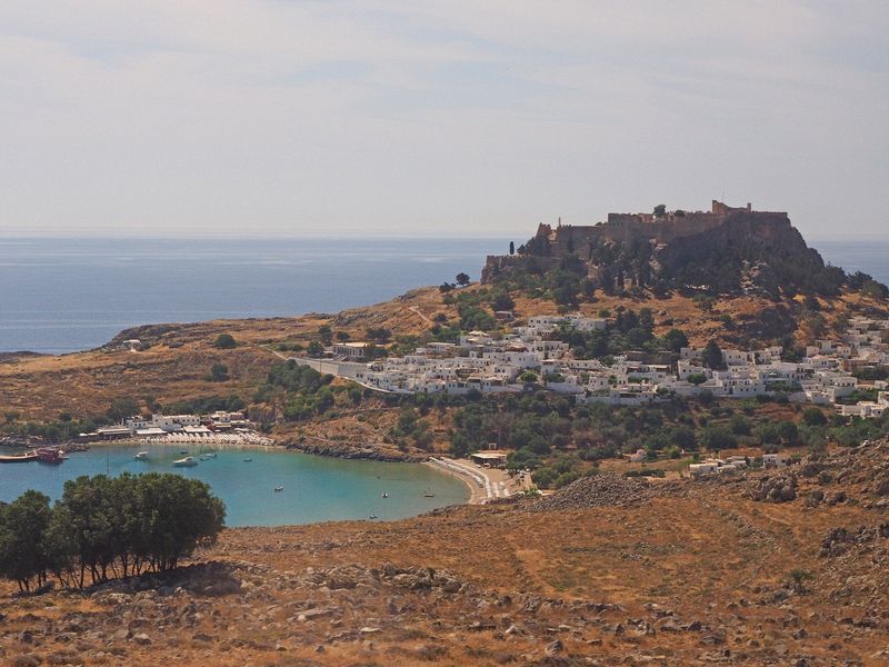 A view of the acropolis as we leave