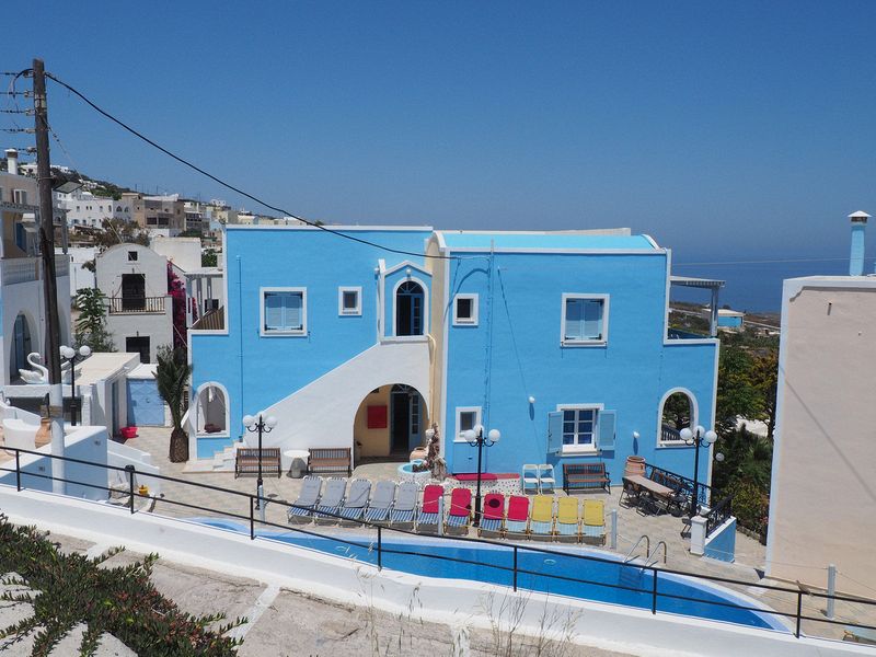 Colorful hotel