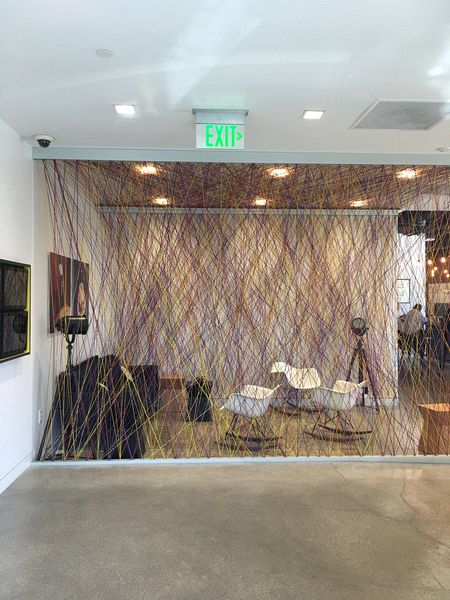 A yarn room divider