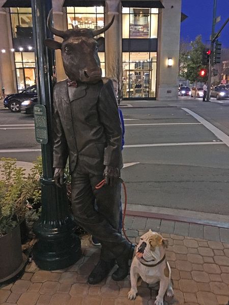 An interesting sculpture in Walnut Creek