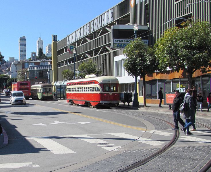 Antique street cars