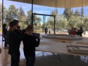 At the Apple Visitors Center
