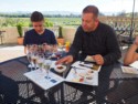 Dave reads the tasting notes