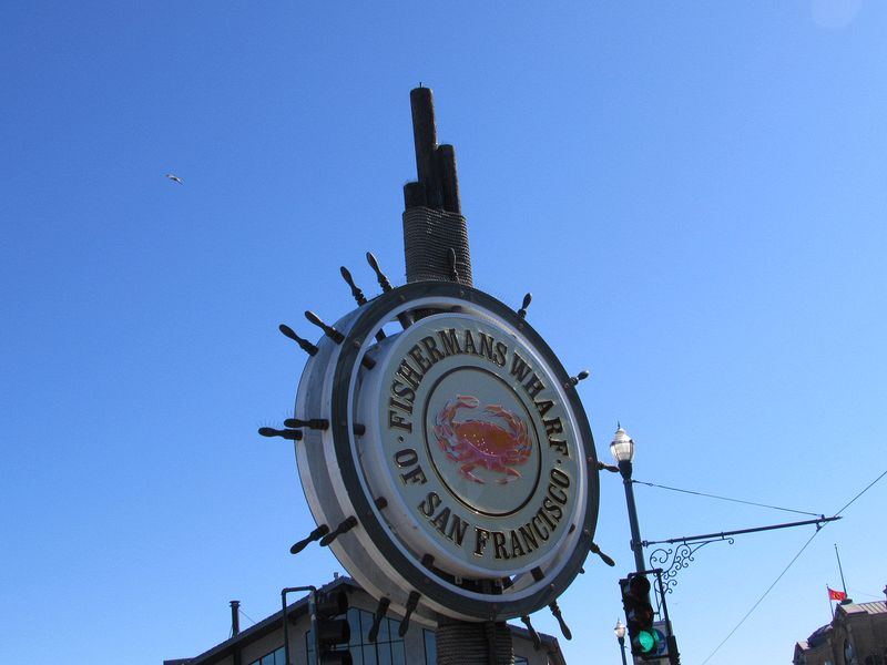 Fishermans Wharf sign