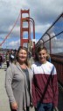Jen and Andrew on the bridge