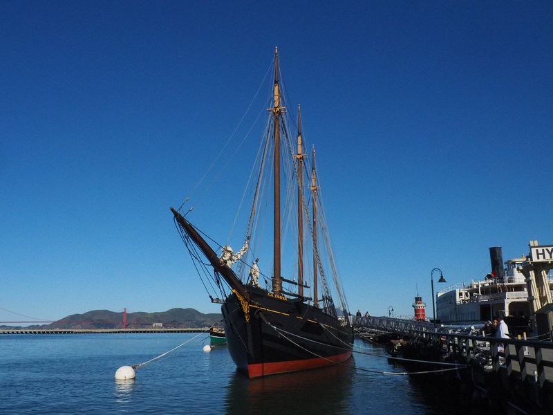 The C. A. Thayer museum ship