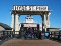The family explores the Eureka ferry boat