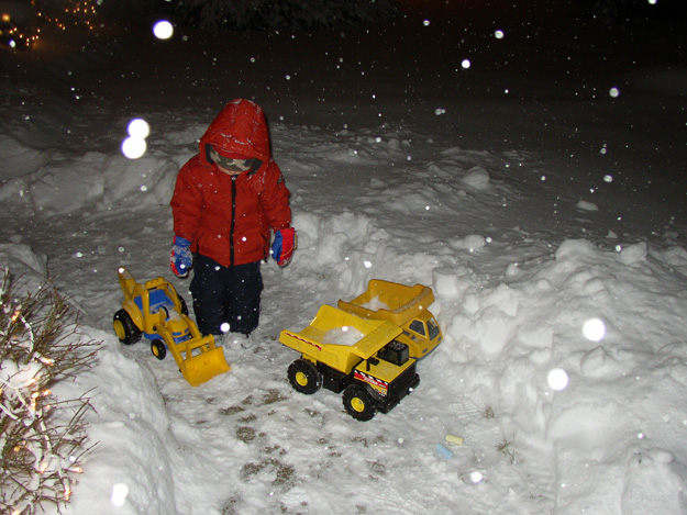 05-Andrew and his construction trucks