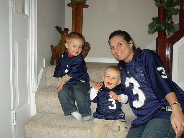 22-Andrew, Nicholas & Jill with ND jerseys