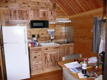 028 cabin kitchen-dining area