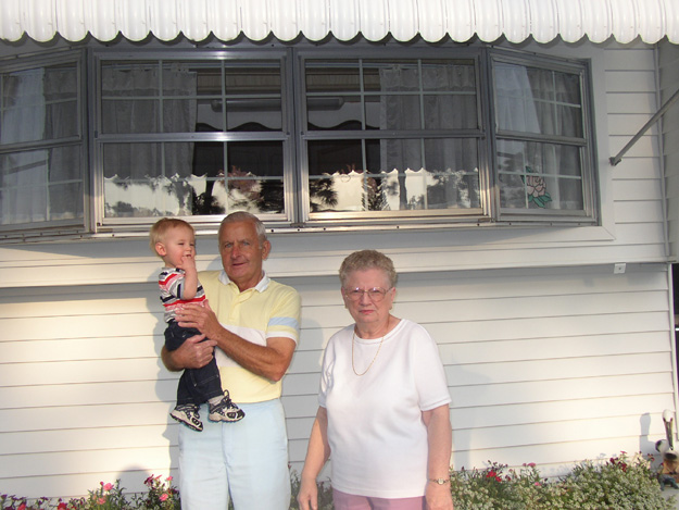 12-Andrew with Gr-Grandma and Grandpa O