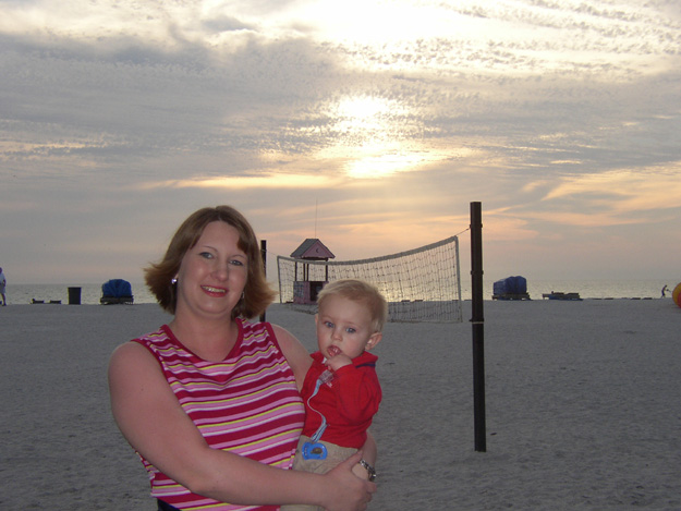 13-mom & andrew at sunset