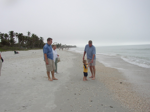 05-Dave with Andrew, GPa Uffelman and GGMa Olinger at Naples