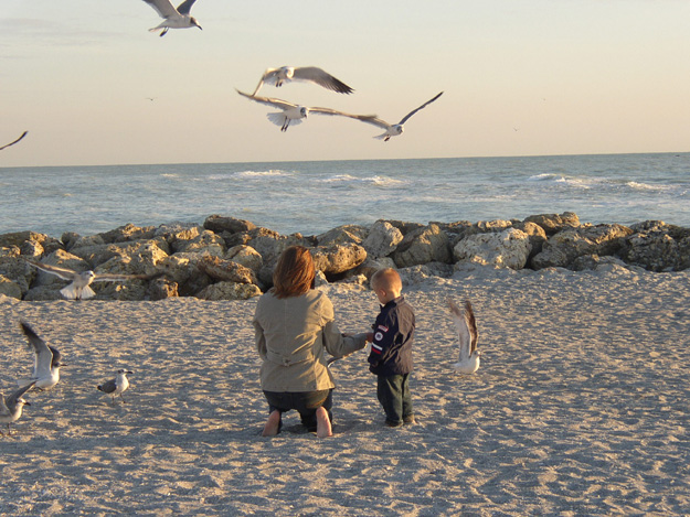 15-Jenny and Andrew feeding birds