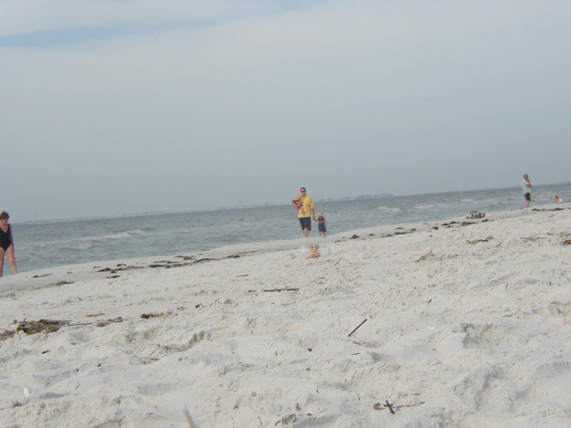 36-Dave walking with the boys at Ft Myers Beach