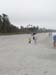 06-Andrew walks down the beach with GMa Uffelman at Naples