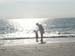 34-GGMa  Olinger with Andrew at Lovers Key Beach