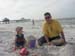 37-Andrew and daddy play in the sand at Ft Myers Beach