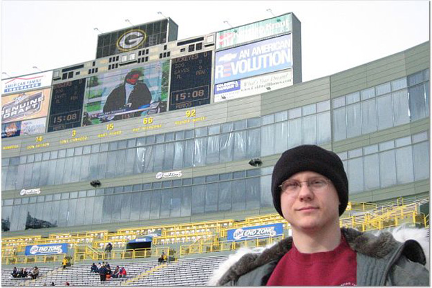 15-Ryan inside Lambeau