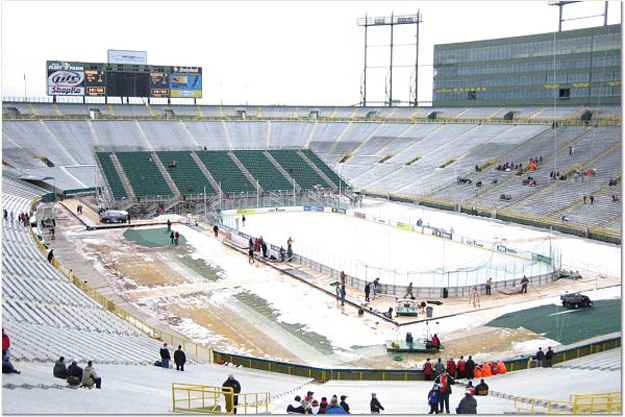 16-view of hockey rink on the field