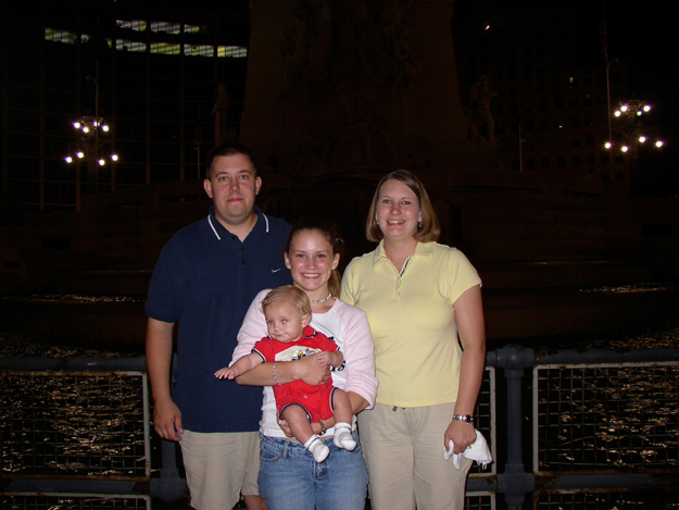 24-Dave, Jenny, Jessica and Andrew downtown Indy