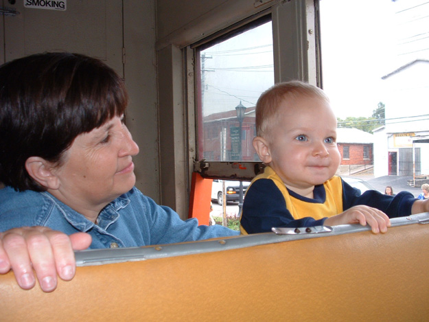 12-Grandma and Carter on train