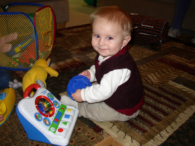 15-Andrew playing at Thanksgiving