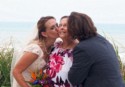 Grandma gets a smooch
