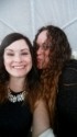 Jolee gives Jessica a kiss on the cheek