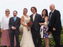 The bride and groom with the Mieraus