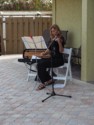 Violin music before the wedding