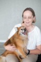Ginger in June's lap 4