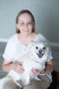 Hazel on June's lap 1