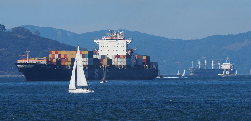 Cargo ships still have to work