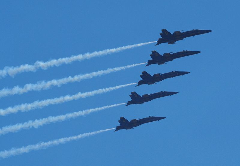 Five Blue Angels