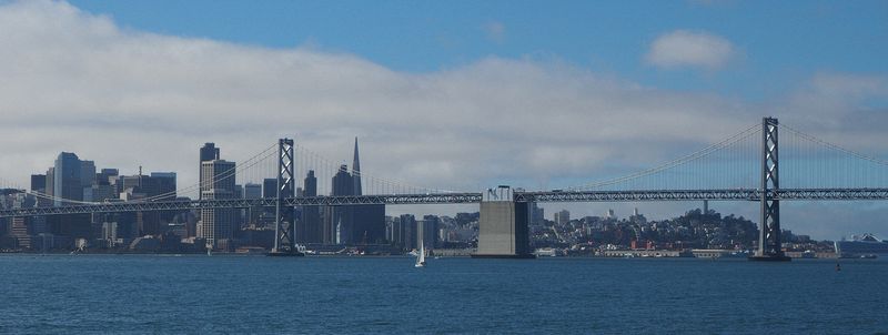 San Francisco skyline and Bay Bridge
