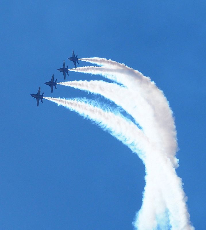 Blue Angels looping