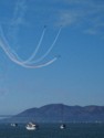 Snowbirds perform above the Bay