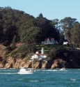 Yerba Buena Lighthouse and Coast Guard officer's residence