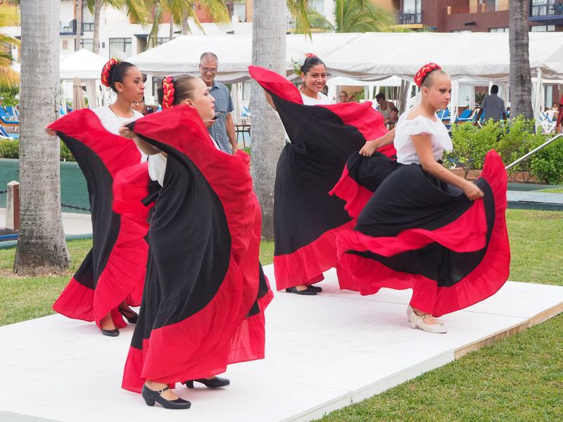 Some more of the older girls dancing