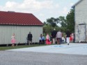 Heading towards the outdoor ceremony