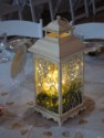 Lantern on a table