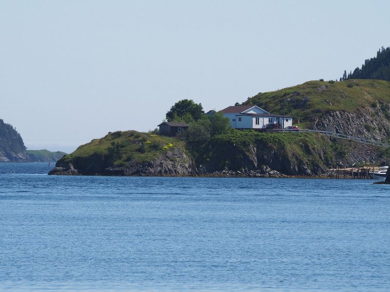 House on the other side of the bay