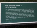 Sign about the path
