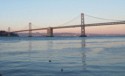 Pink sunset at the Bay Bridge - 2