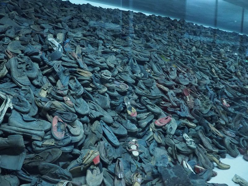 Shoes of exterminated prisoners