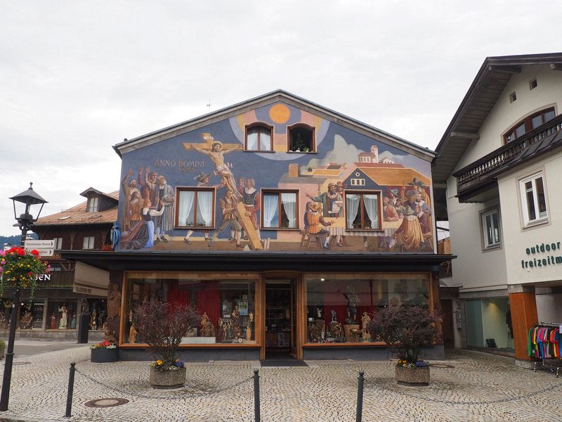Mural to the Oberammergau Passion Plays
