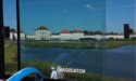 The bus arrives at Nymphenburg Palace