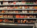 We stop in a grocery store - lots of sausages