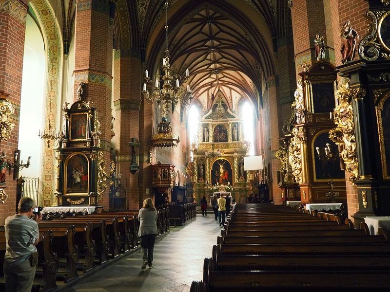 Inside the church